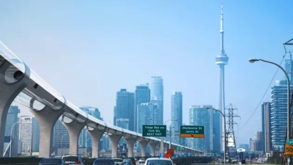 El hyperloop permitiría trabajar en una ciudad diferente