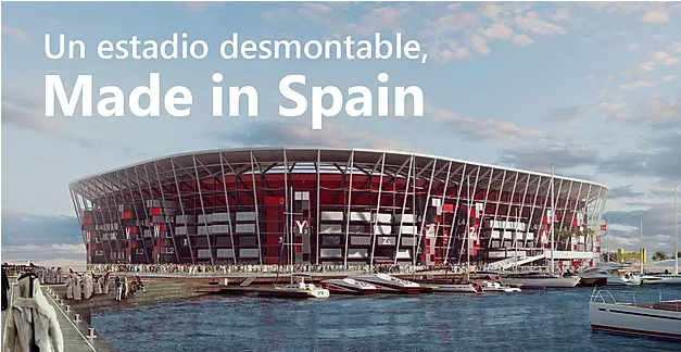 estadio desmontable