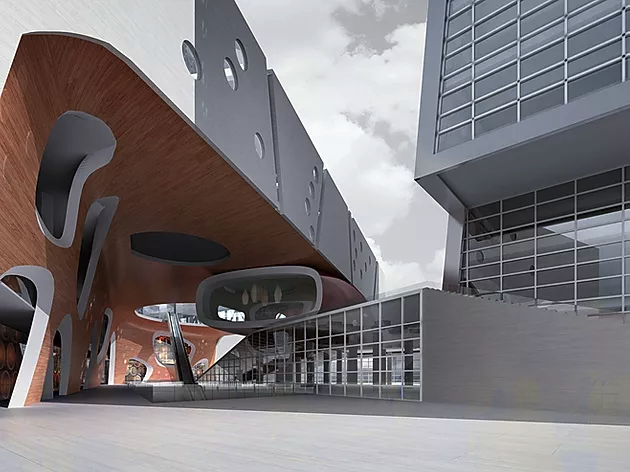 Imagen realizada con Revit