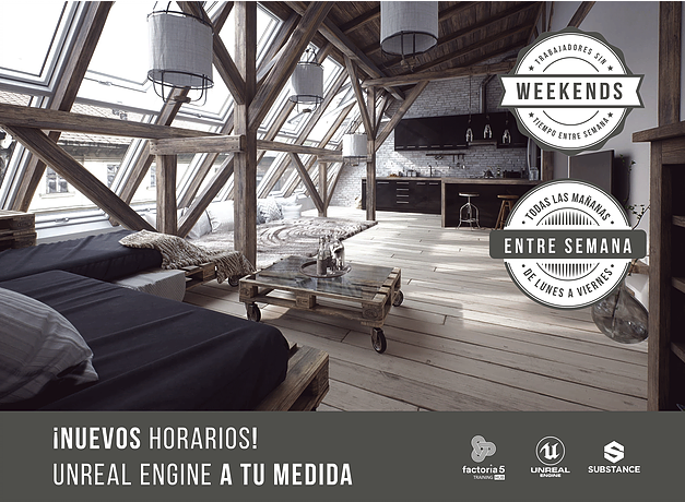 Nuevos horarios de las clases de Unreal Engine